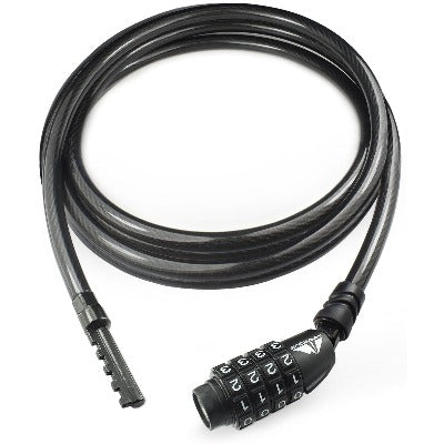 Combination Lock with Straight Cable